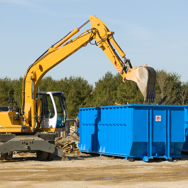 how many times can i have a residential dumpster rental emptied in New Lisbon NJ